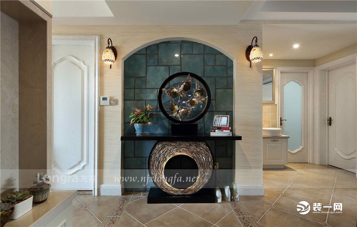 半包10万 紫金东俊130平米小美式风格装修效果图