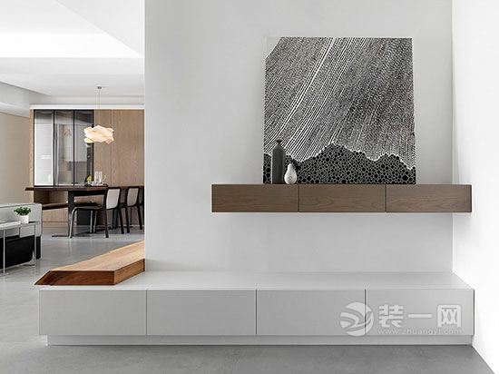 现代简约大户型三居室装修设计效果图