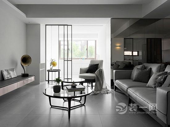 现代简约大户型三居室装修设计效果图