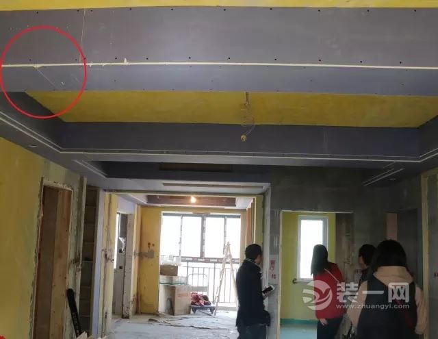 104平米三室一厅小家水电、泥工验收施工现场