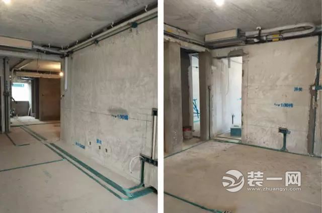 天启花园小区143平米装修施工水电改造
